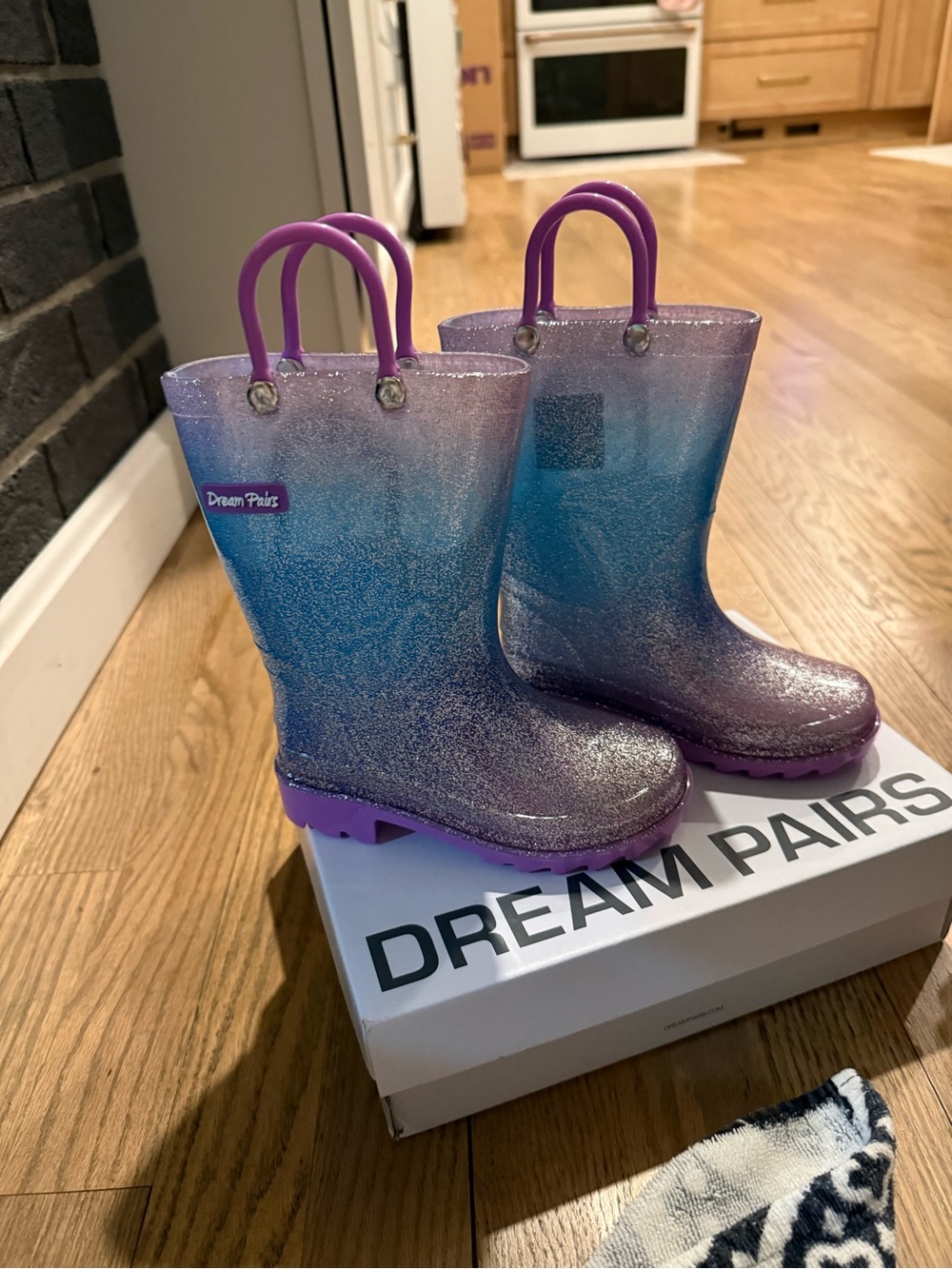 Kids Sparkly Rain Boots
